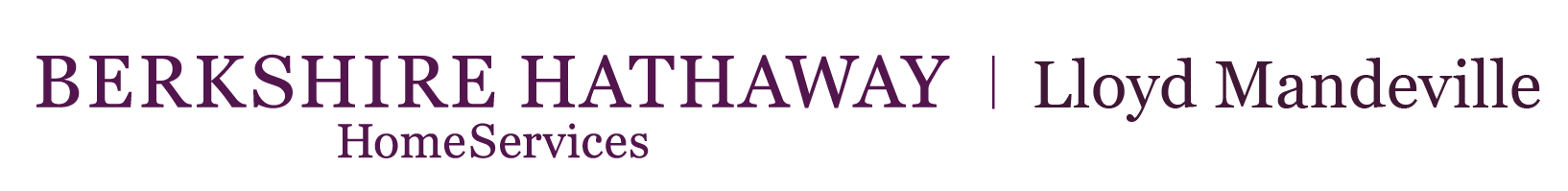 Berkshire Hathaway HomeServices logo with Lloyd Mandeville's name.