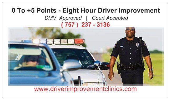 Virginia DMV Classroom & Online 8 Hour Driver Improvement Course For Hampton Roads Virginia 