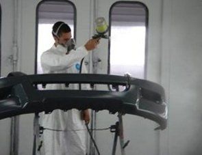 body shop buffalo painting bumper