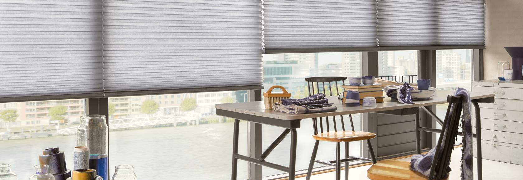 Pleated shades 1