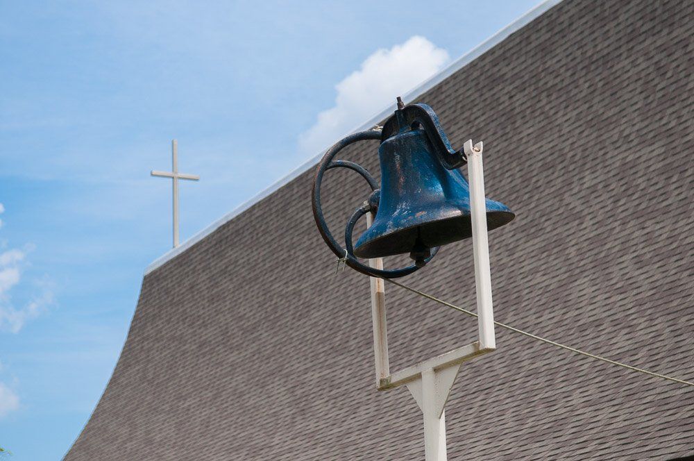 Church Bell outside of the Episcopal Church of the Redeemer in Ruston, Louisiana