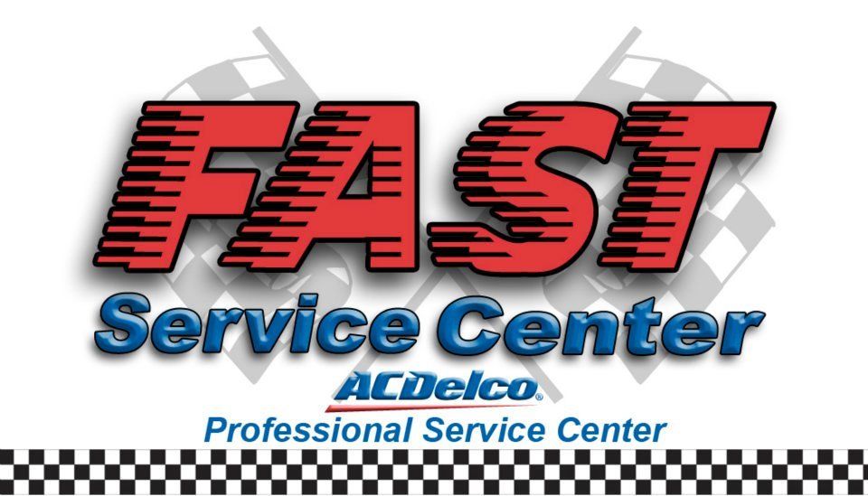 Fast Service Center Logo for FAST Service Center with red