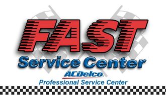 Fast Service Center Logo for FAST Service Center with red