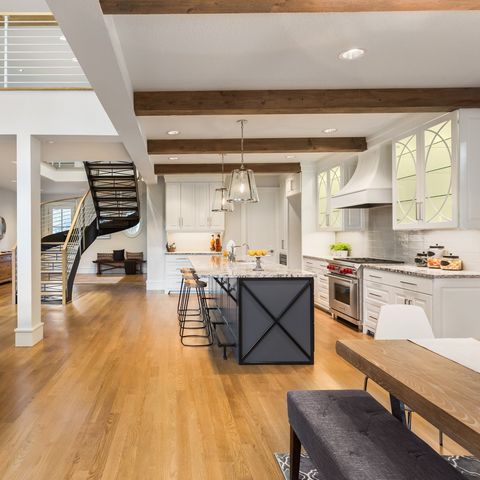 Hardwood Floor Installation — House Interior with Hardwood Floors in Hamburg, NY Hardwood Floor Installation — House Interior with Hardwood Floors in Hamburg, NY