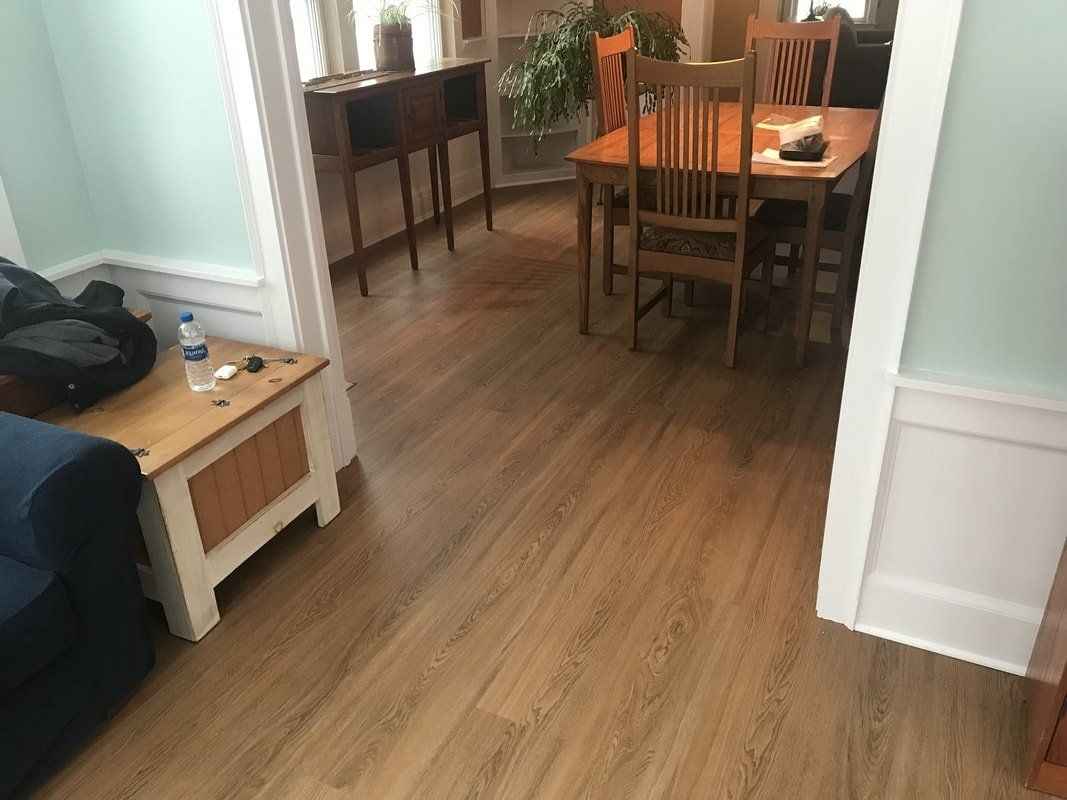 Dining Room — Luxury Vinyl Plank & Tile in Hamburg, NY