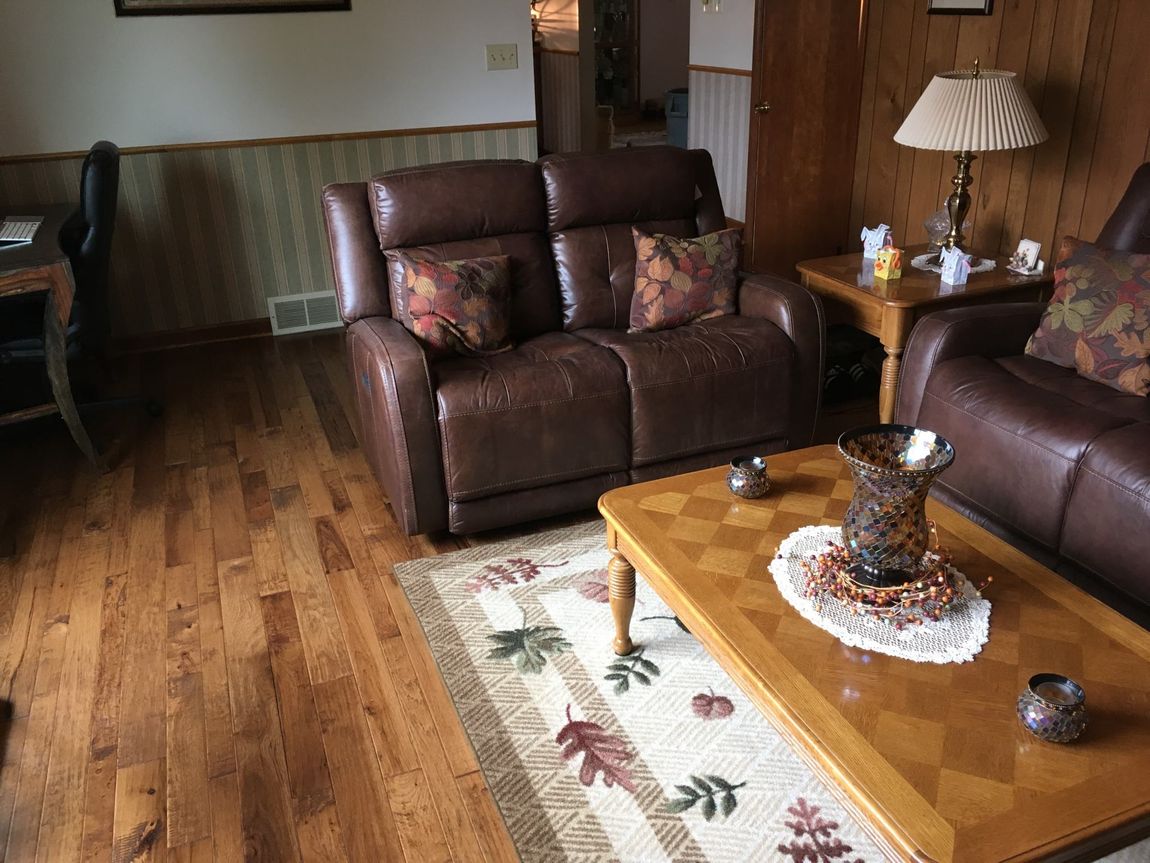 Living Room Couch — Hardwood Flooring in Hamburg, NY