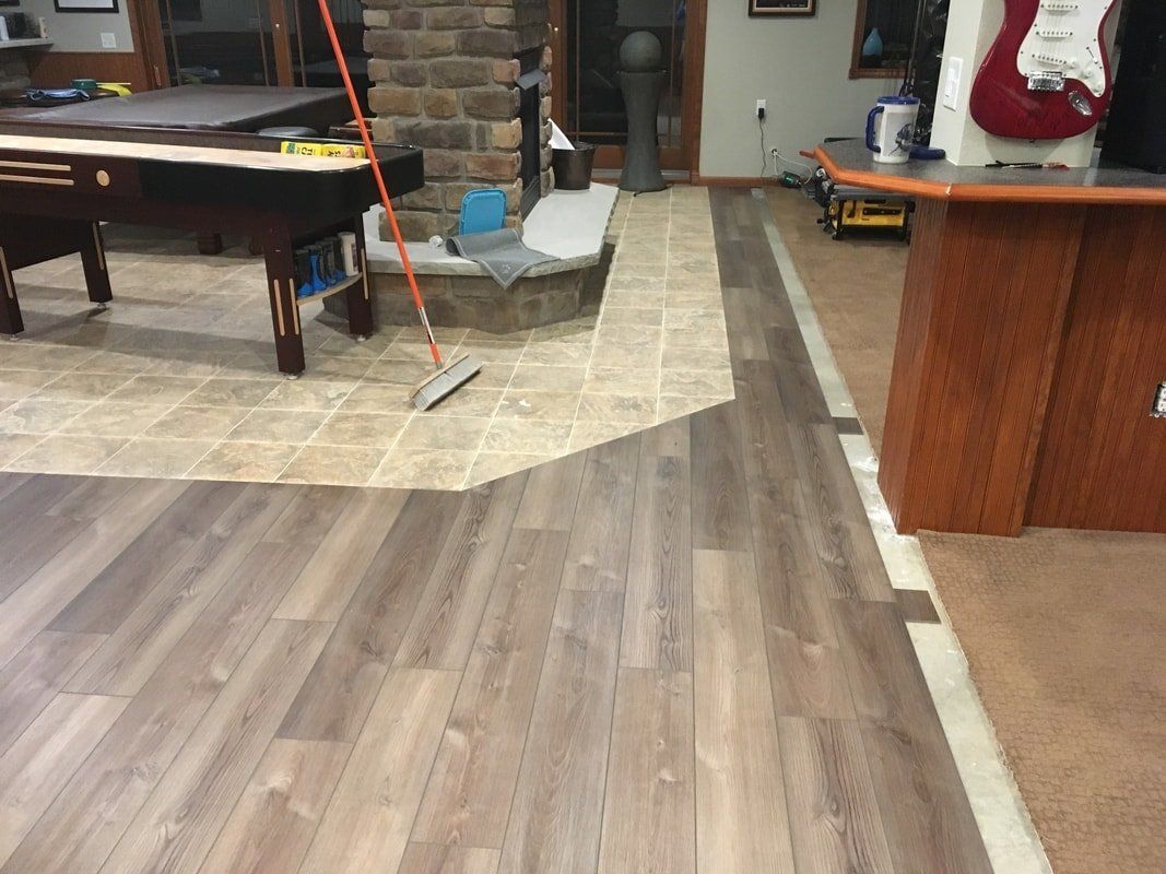 Living Room — Luxury Vinyl Plank & Tile in Hamburg, NY