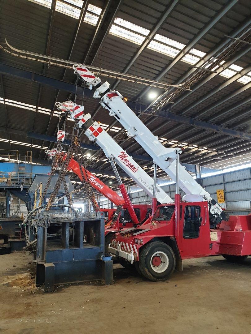 Morgans Cranes Franna Crane Hire Machine Relocation