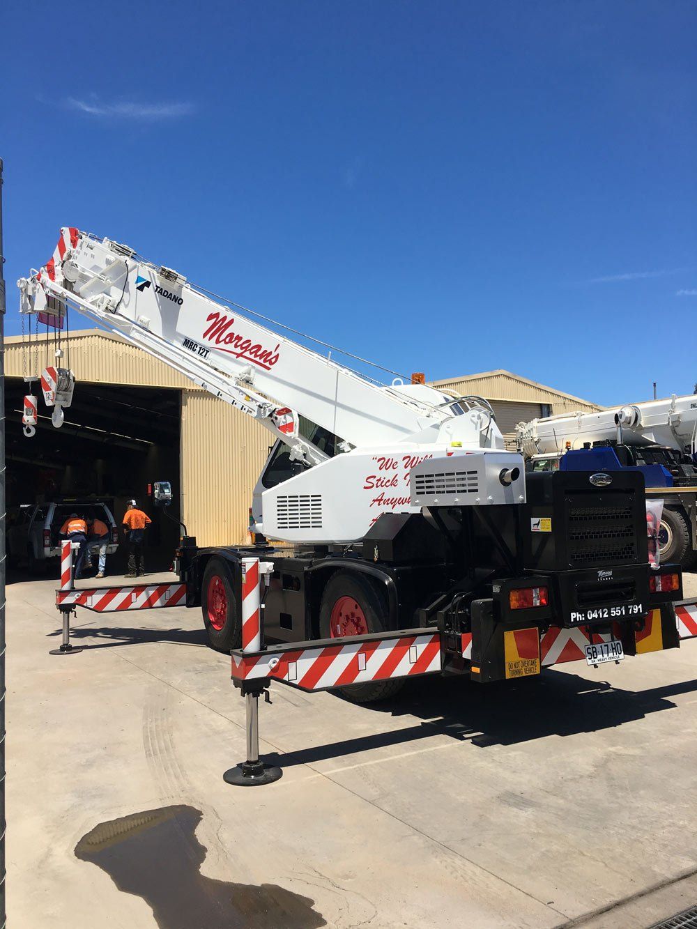 Morgans Cranes Adelaide Crane Hire 12t City Crane 