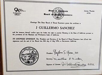 Certificate Award — Cosmetic Dentistry in Moorpark, CA