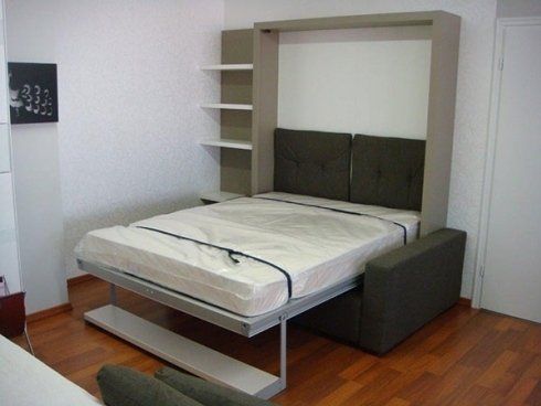 divano letto aperto