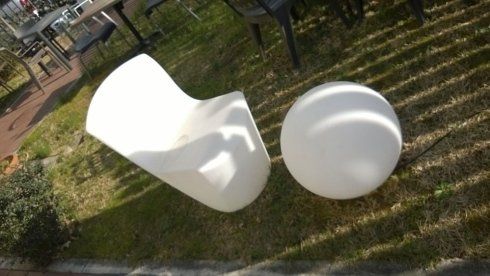 poltrona in plastica da esterno
