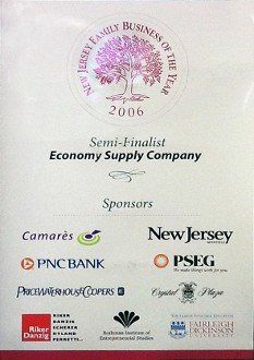 New Jersey Family Business of the Year New Jersey Family Business of the Year