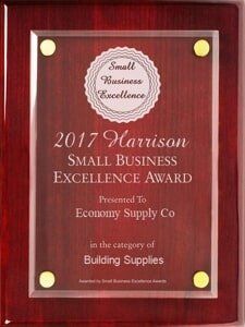 Economy Supply Award in Building Supplies—supply company in Harrison, NJ Economy Supply Award in Building Supplies—supply company in Harrison, NJ