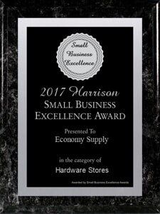Economy Supply Award in Hardware Stores—supply company in Harrison, NJ Economy Supply Award in Hardware Stores—supply company in Harrison, NJ