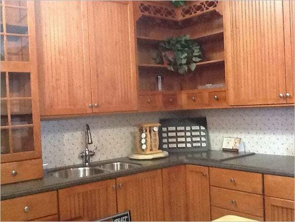 Kitchen Showroom - Kitchen with Wooden Cabinet in Harrison, NJ