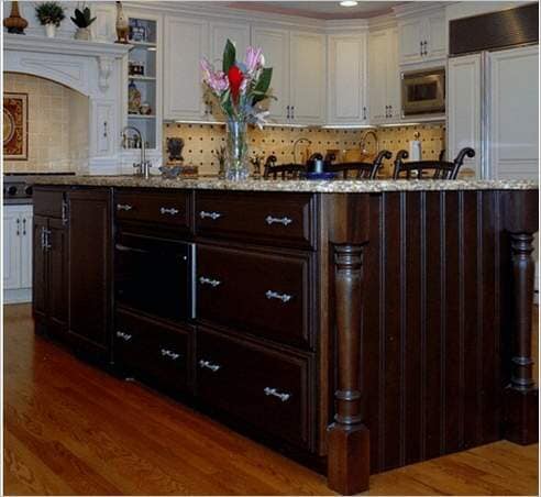 Kitchen Designs Experts - Brown Center Table In Kitchen in Harrison, NJ