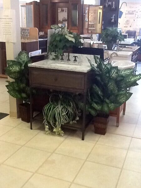 Bath Showroom - Bathroom Products with Plants in Harrison, NJ