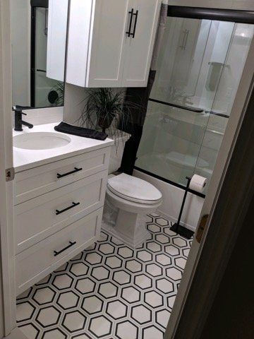 New Elegant Bathroom ─ Harrison, NJ ─ Economy Supply Co