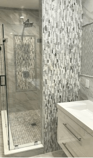 Sink Manufacturers — Gray Bathroom in Harrison, NJ