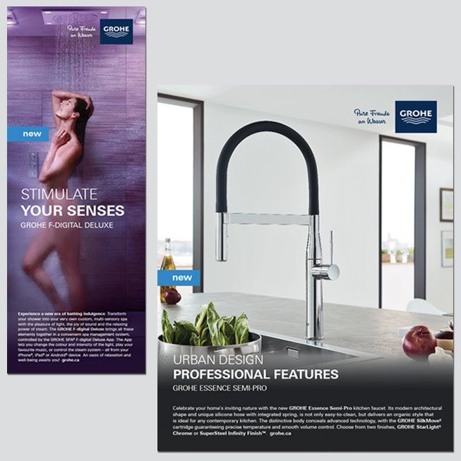 GROHE Canada Magazine Ads