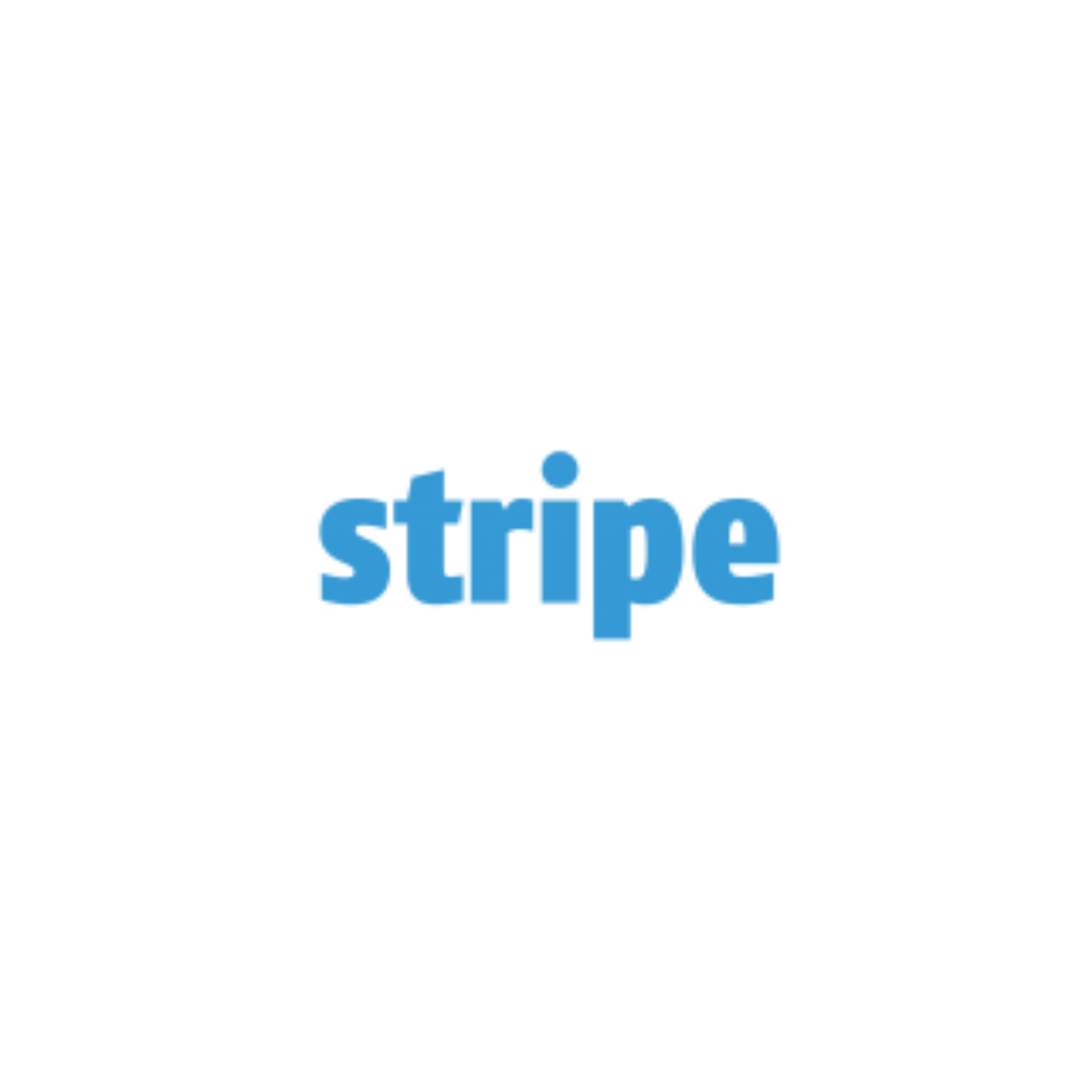 A blue stripe logo on a white background.