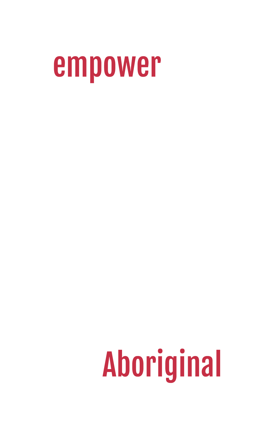 Inspirational quote in white text that reads 