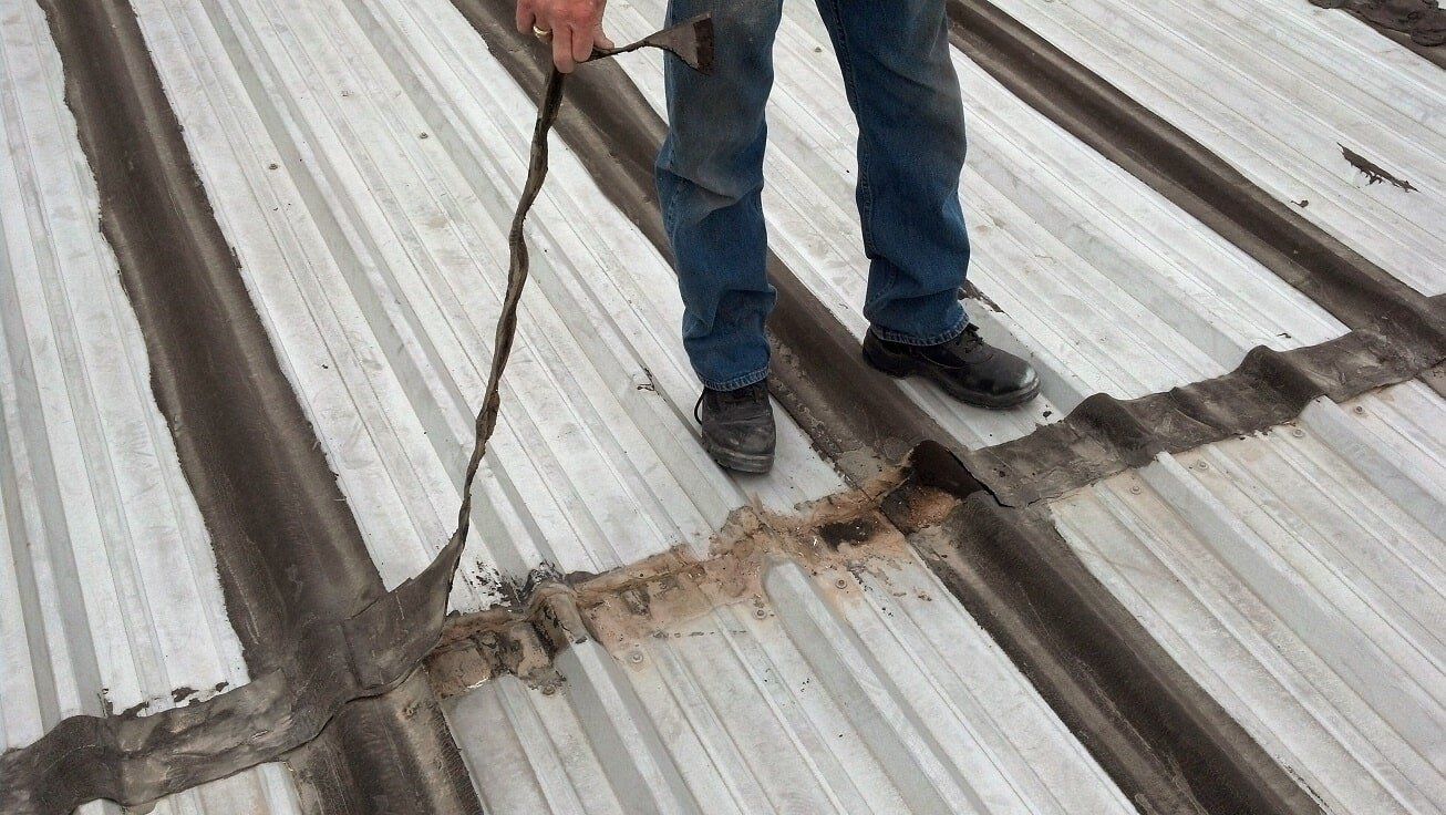 Metal Roof Before — Roofs in Las Vegas, NV