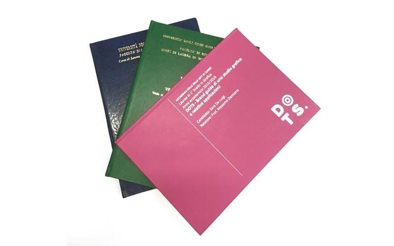 rilegatura tesi in plastica