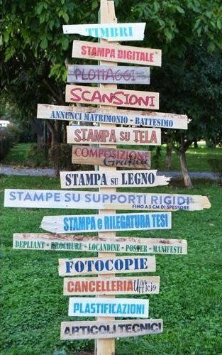 stampa su legno