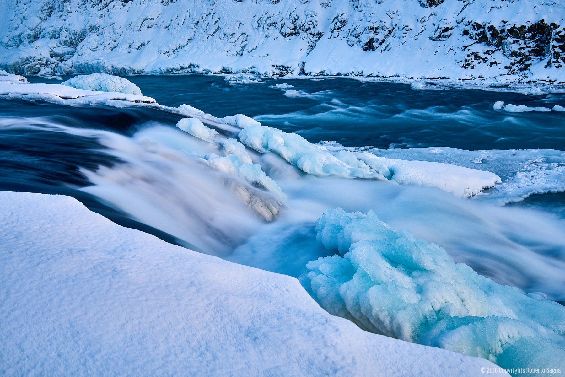 Gullfoss Wasserfall Island #2 – Landschaftsfotografie