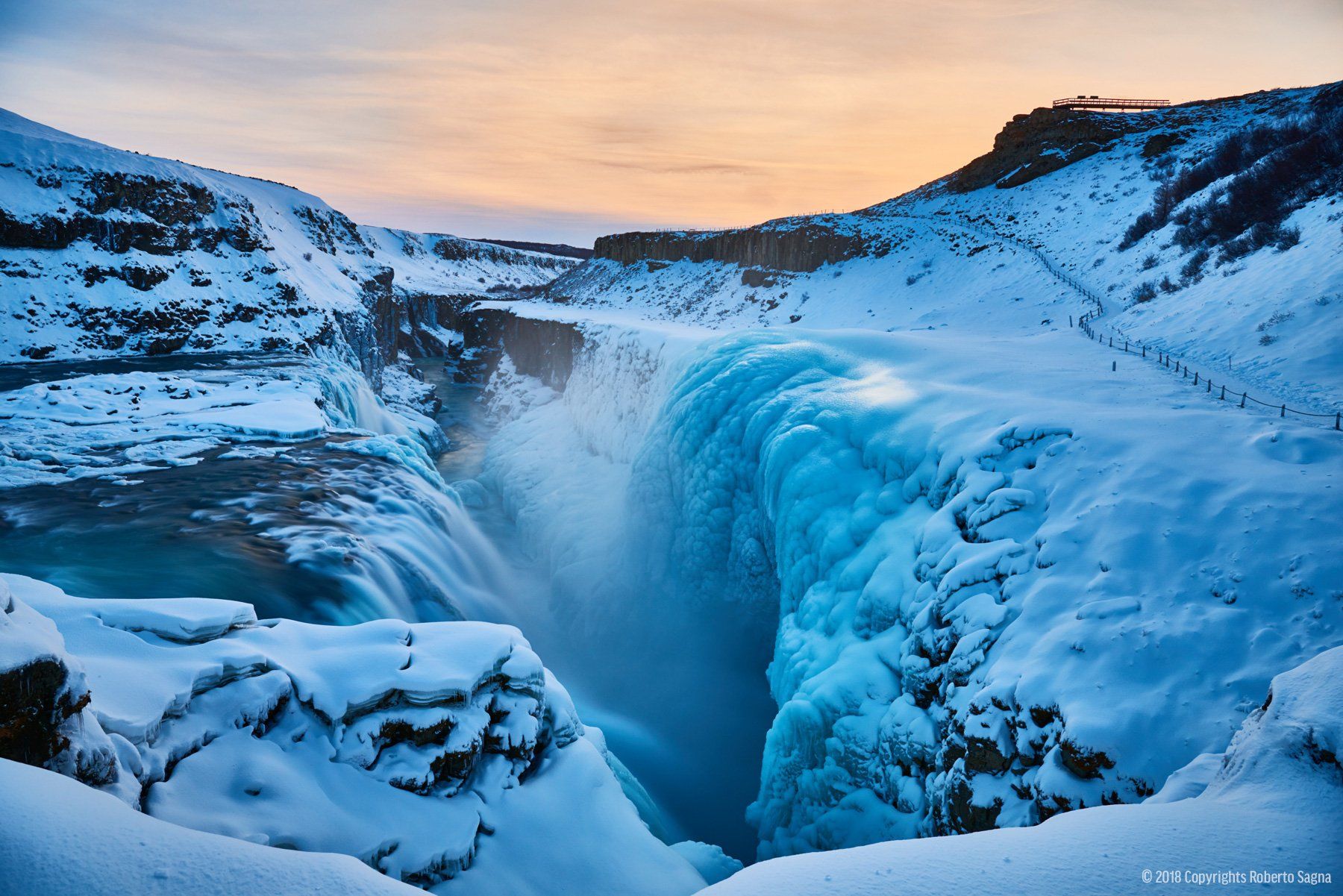 Gullfoss Wasserfall Island #1 – Landschaftsfotografie