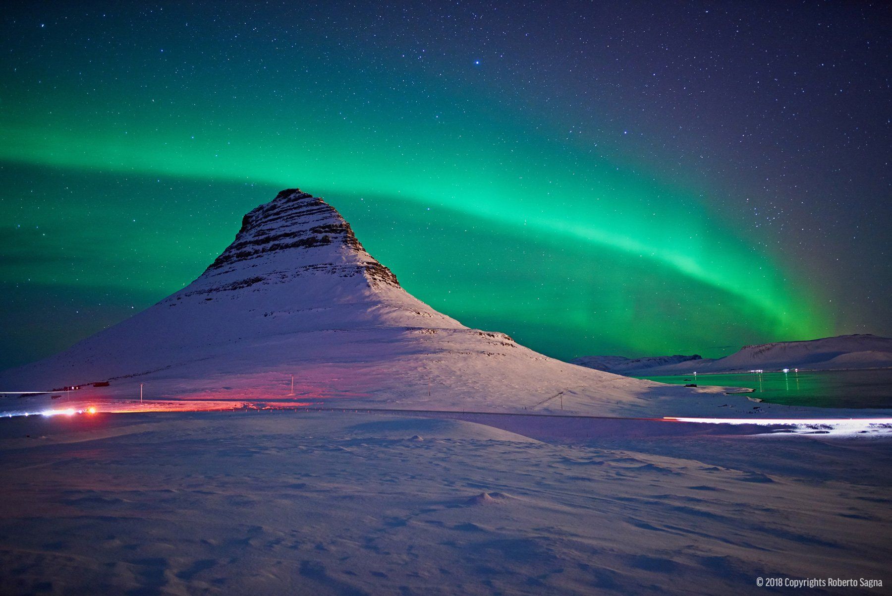 Kirkjufell Island Polarlichter #1 – Landschaftsfotografie