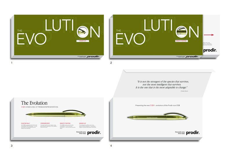Launch Mailing Prodir DS3.1 – Direktmarketing Design