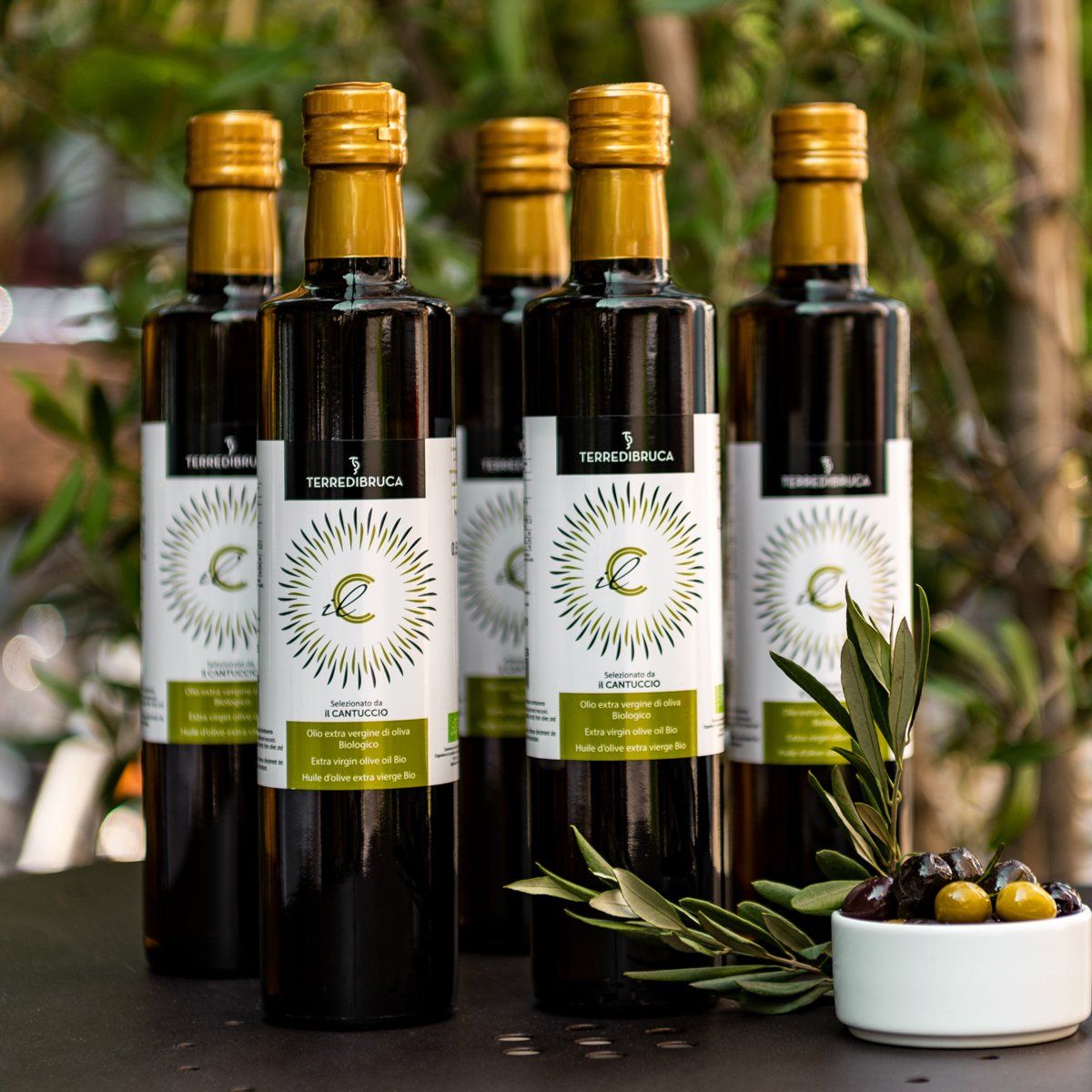 Etiketten-Design für il Olivenöl il Cantuccio