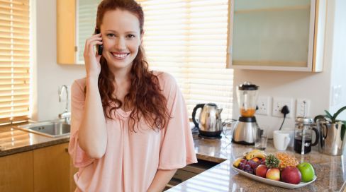 Woman calling about new kitchen layouts in Evans Head