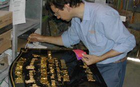 Carving marble carving marble