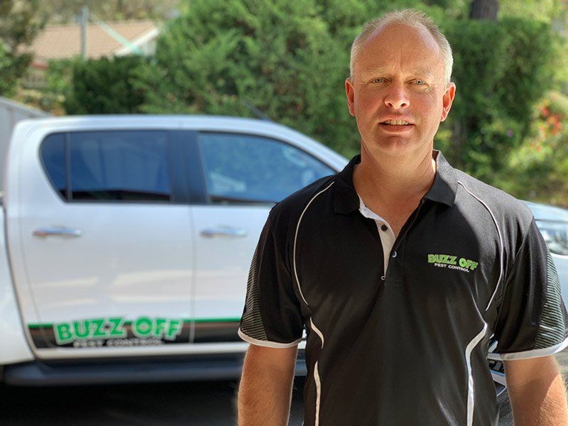 buzz off pty ltd employee and truck