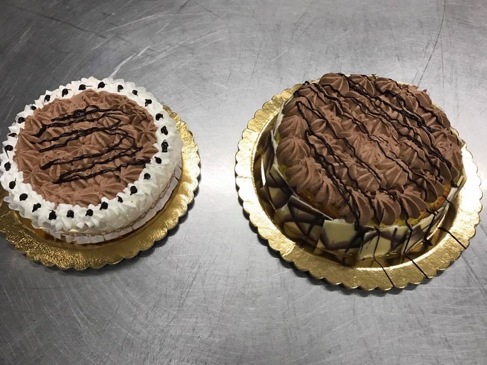 Torte alla panna e cioccolato