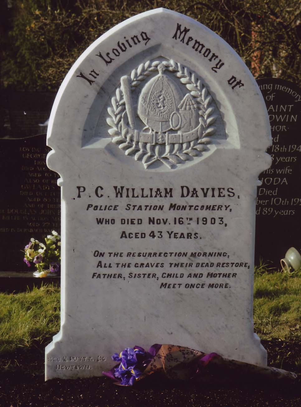 Headstone restoration