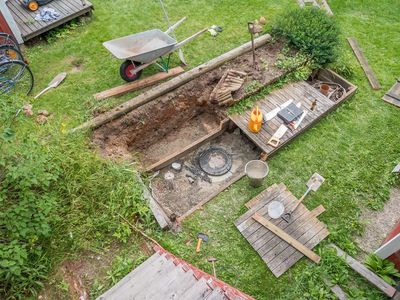 Septic Aerial View — Atlanta, GA — Akins Plumbing Septic Aerial View — Atlanta, GA — Akins Plumbing
