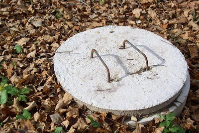 Septic Cover Made of Cement — Atlanta, GA — Akins Plumbing Septic Cover Made of Cement — Atlanta, GA — Akins Plumbing