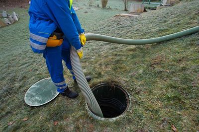Cleaning Sludge From Septic System — Atlanta, GA — Akins Plumbing Cleaning Sludge From Septic System — Atlanta, GA — Akins Plumbing