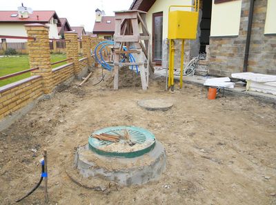Installed Plastic Septic Tank — Atlanta, GA — Akins Plumbing Installed Plastic Septic Tank — Atlanta, GA — Akins Plumbing