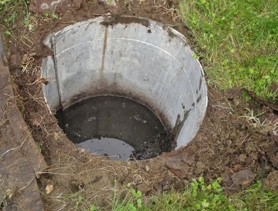 Open Septic For Cleaning — Atlanta, GA — Akins Plumbing