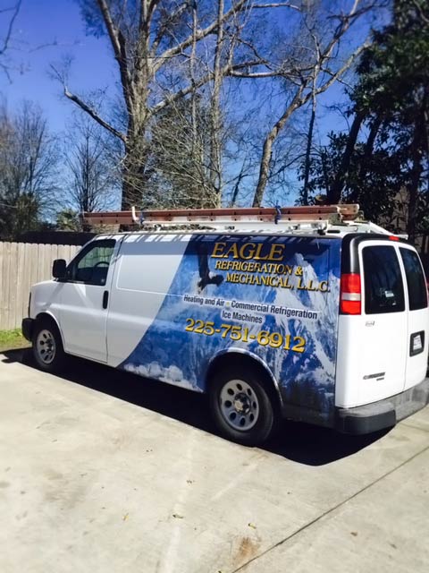 HVAC System — Eagle Refrigeration And Mechanical's Truck in Baton Rouge, LA HVAC System — Eagle Refrigeration And Mechanical's Truck in Baton Rouge, LA