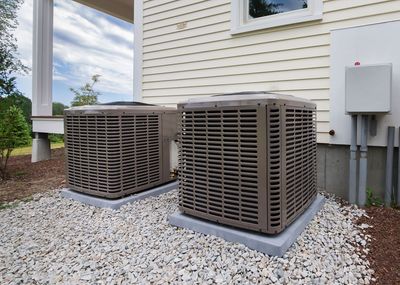HVAC Service — Air Conditioning Units outside an Apartment Complex in Baton Rouge, LA HVAC Service — Air Conditioning Units outside an Apartment Complex in Baton Rouge, LA