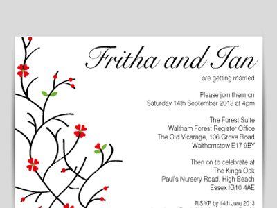 Party Birthday Celebration Event Invitations Envelope Persoanlised
