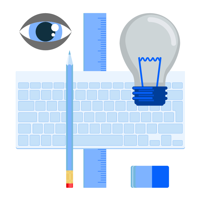 Content marketing research concept