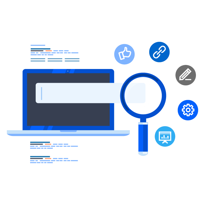 Digital marketing concept